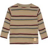 Noppies kids gestreepte longsleeve beige