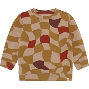 Noppies - Remo - Trui - Lichtbruin - Check Pattern