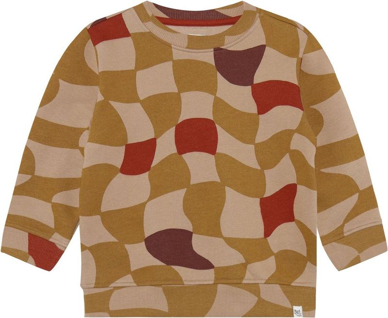 Noppies - Remo - Trui - Lichtbruin - Check Pattern