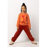 Noppies kids corduroy wide leg casual broek brique