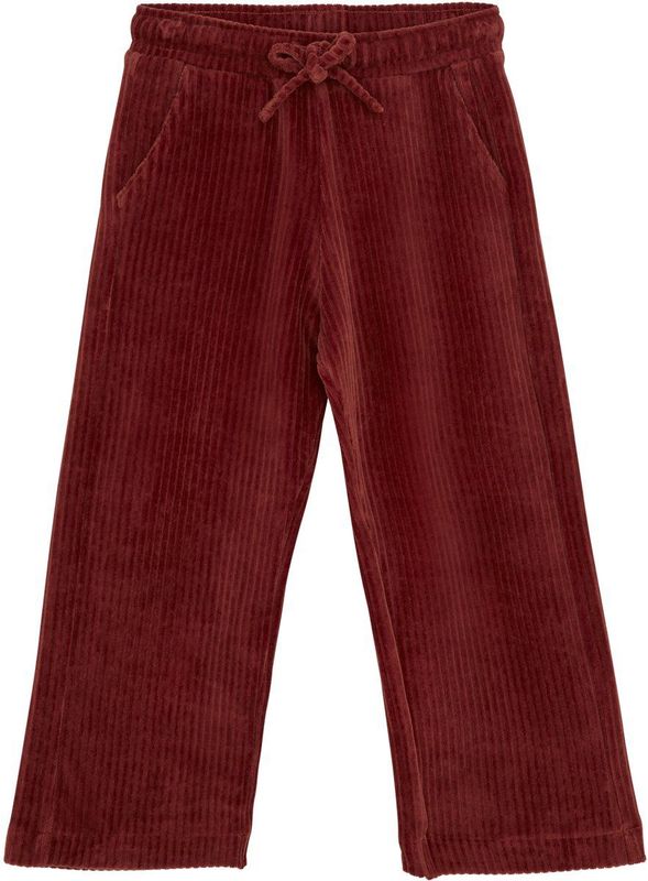 Noppies kids corduroy wide leg casual broek brique