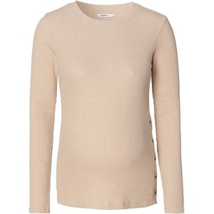 Noppies - Aarhus - Shirt - Beige - Lange Mouwen - Slanke Pasvorm