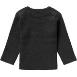 Noppies Baby Gemêleerde Ribgebreide Longsleeve Natal met Biologisch Katoen Beige Melange