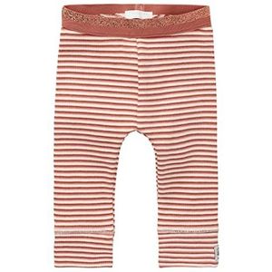 Noppies Baby Babymeisjes meisjes gestreepte alandur leggings, terra cotta-P648, 50