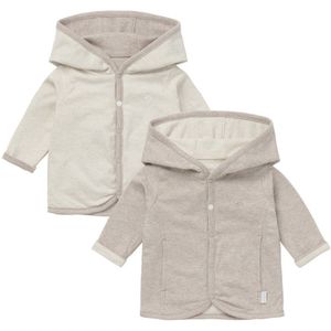 Noppies Baby Cardigan Rev Bonny - Taupe Melange - Uniseks