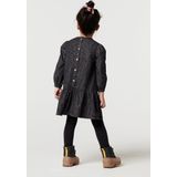 Noppies - Kidsgrove - Jurk - Dark Grey Wash - Katoen - Allover Sterrenprint