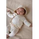 Noppies - Nuru Jasje - Offwhite - Babyjasje - Omkeerbaar met Dierenprint