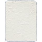 Noppies Teddy Fancy Dot reversible wiegdeken teddy75x100 cm Colony Blue