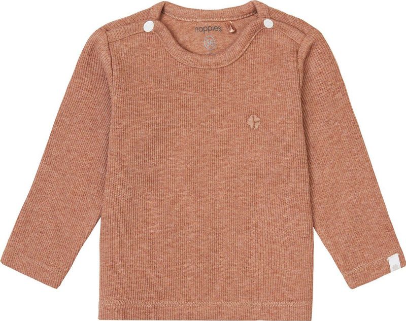 Urban Classics - Crossed Cut Out Longsleeve top - Bruin