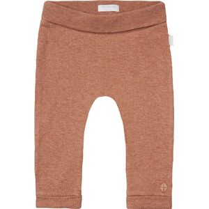 Noppies - Naura Rib Broekje - Taupe Melange - Katoen