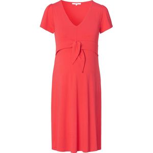 Noppies - Cali - Jurk - Knalrood - V-hals - Kwartmouw