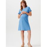 Noppies - Decin - Jurk - Hemelsblauw - Knielengte - Rechte Zoom