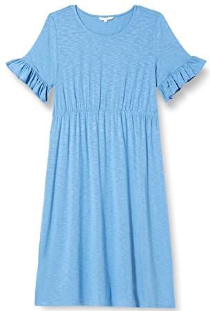 Noppies - Decin - Jurk - Hemelsblauw - Knielengte - Rechte Zoom