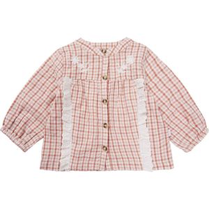 Noppies Baby Blouse Navajo Blouse met lange mouwen, roze Dawn-N026, 74, Rose Dawn - N026, 74 cm