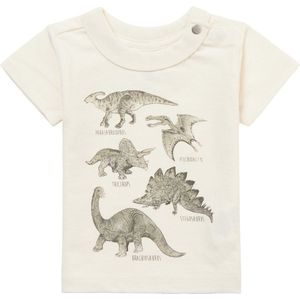 Noppies Baby Boys Tee Momence T-shirt met korte mouwen voor jongens, Pristine N021, 50 cm