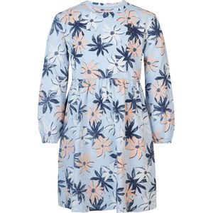 Noppies Kids Meisjesjurk Pittsfield lange mouwen all-over print kinderjurk, Skyway - P518, 92 cm