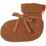 Noppies Baby U Booties Knit Nelson U Gebreide pantoffels voor kinderen, uniseks, Chipmunk P700