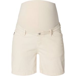 Supermom Dames Jeans Hurlock Over The Belly Shorts, Bone White-P989, 26, Bone White - P989