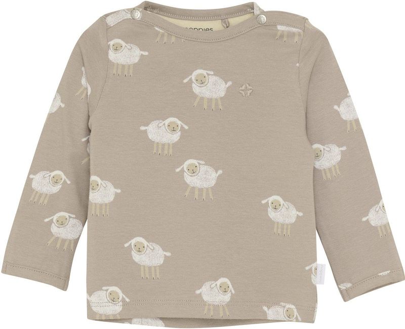 Noppies - Longsleeve - Zacht Katoen - Met Lange Mouwen - Ronde Hals