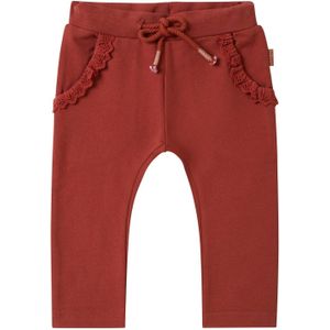 Noppies Viamao Regular Fit Broek voor meisjes, Baked Clay, 62 cm