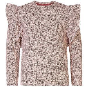 Noppies Albemarie Meisjesshirt met lange mouwen en volledige print, Oxblood Red - P792