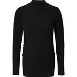 Noppies - Top Sira - Zwangerschapstop - Zwart - Ribstof