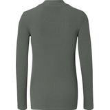 Noppies Ribgebreide Zwangerschapslongsleeve Sira van Gerecycled Polyester Olijfgroen