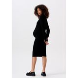Noppies Ribgebreide Zwangerschapsjurk Aima van Gerecycled Polyester Zwart