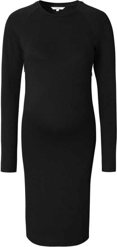 Noppies Zwangerschaps- en Voedingsjurk Zane Zwart