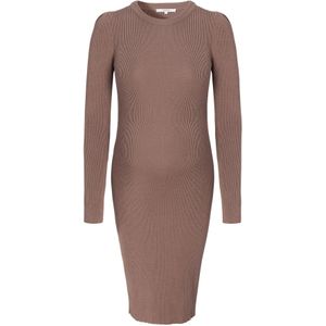 Noppies Gebreide Zwangerschapsjurk Vena met Biologisch Katoen Taupe