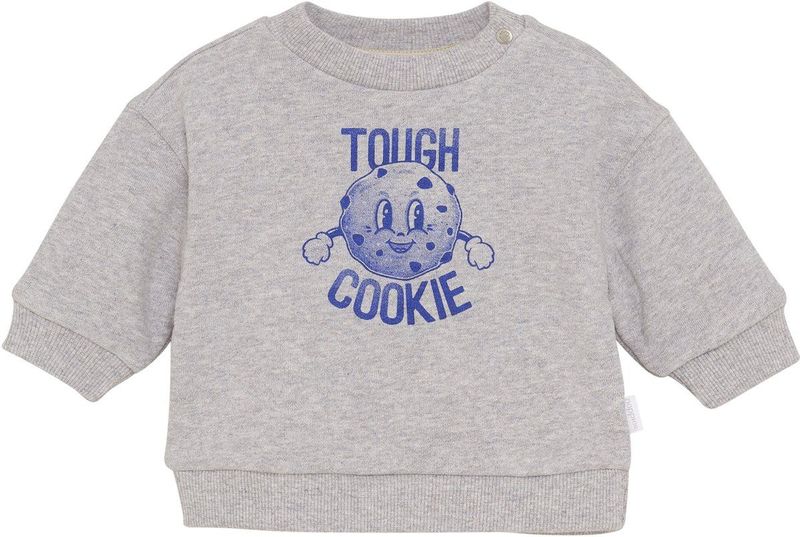 Noppies baby sweater grijs melange