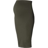 Noppies Ribgebreide Zwangerschapsrok Ema Olijfgroen