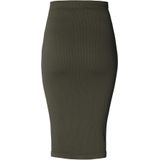 Noppies Ribgebreide Zwangerschapsrok Ema Olijfgroen