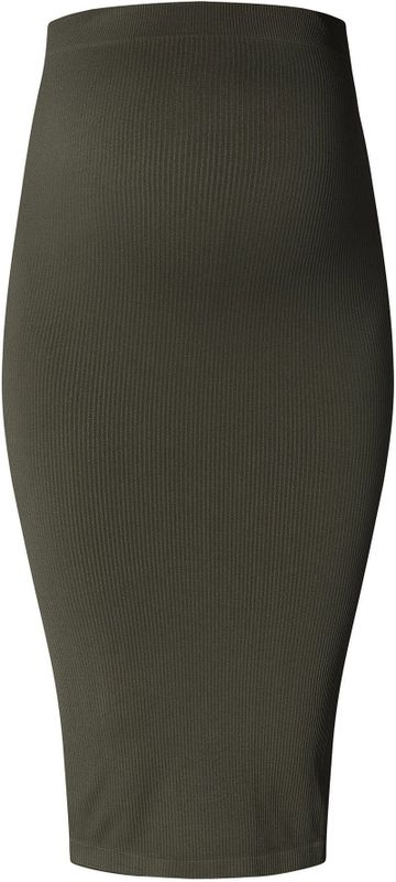 Noppies Ribgebreide Zwangerschapsrok Ema Olijfgroen