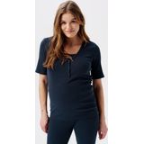 Noppies - Nachthemd Renate - Zwangerschap - Katoen - Korte Mouwen