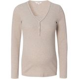 Noppies Nachthemd Amala - Zwangerschap - Zwart - Katoen