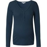 Noppies - Amala - Longsleeve Pyjama Top - Ribkatoen - Zwart