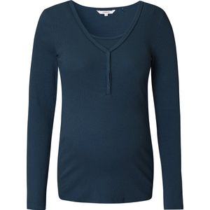 Noppies - Amala - Longsleeve Pyjama Top - Ribkatoen - Zwart