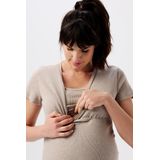 Noppies - Tami - Nachtjapon - Zwart - Ribkatoen