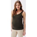 Noppies Naadloze Zwangerschapstanktop Sama Olijfgroen