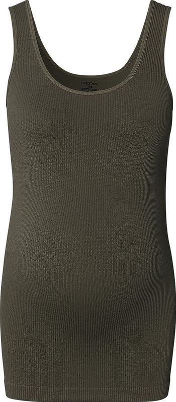 Noppies Naadloze Zwangerschapstanktop Sama Olijfgroen