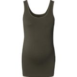 Noppies Naadloze Zwangerschapstanktop Sama Olijfgroen