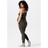Noppies Reva seamless rib legging - Olive - XS/S
