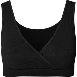 Noppies Naadloze Voedingstop Gayla met Ribstructuur Zwart