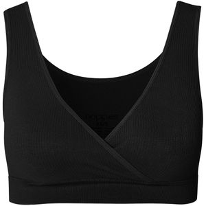 Noppies - Maternity - Voedingstop - Zwart - Gayla met Ribstructuur