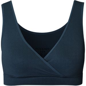 Noppies - Maternity - Voedingstop - Donkerblauw - Gayla met Ribstructuur