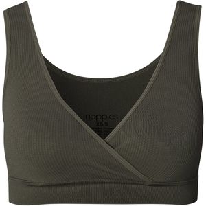 Noppies - Gayla - Voedingstop - Olijfgroen - Ribstructuur