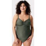 Noppies Zwangerschapsbadpak Saint Tropez Olijfgroen