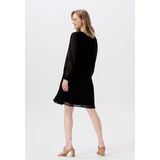 Noppies - Jaya - Jurk - Zwart - Overslag met Striklint