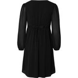 Noppies - Jaya - Jurk - Zwart - Overslag met Striklint